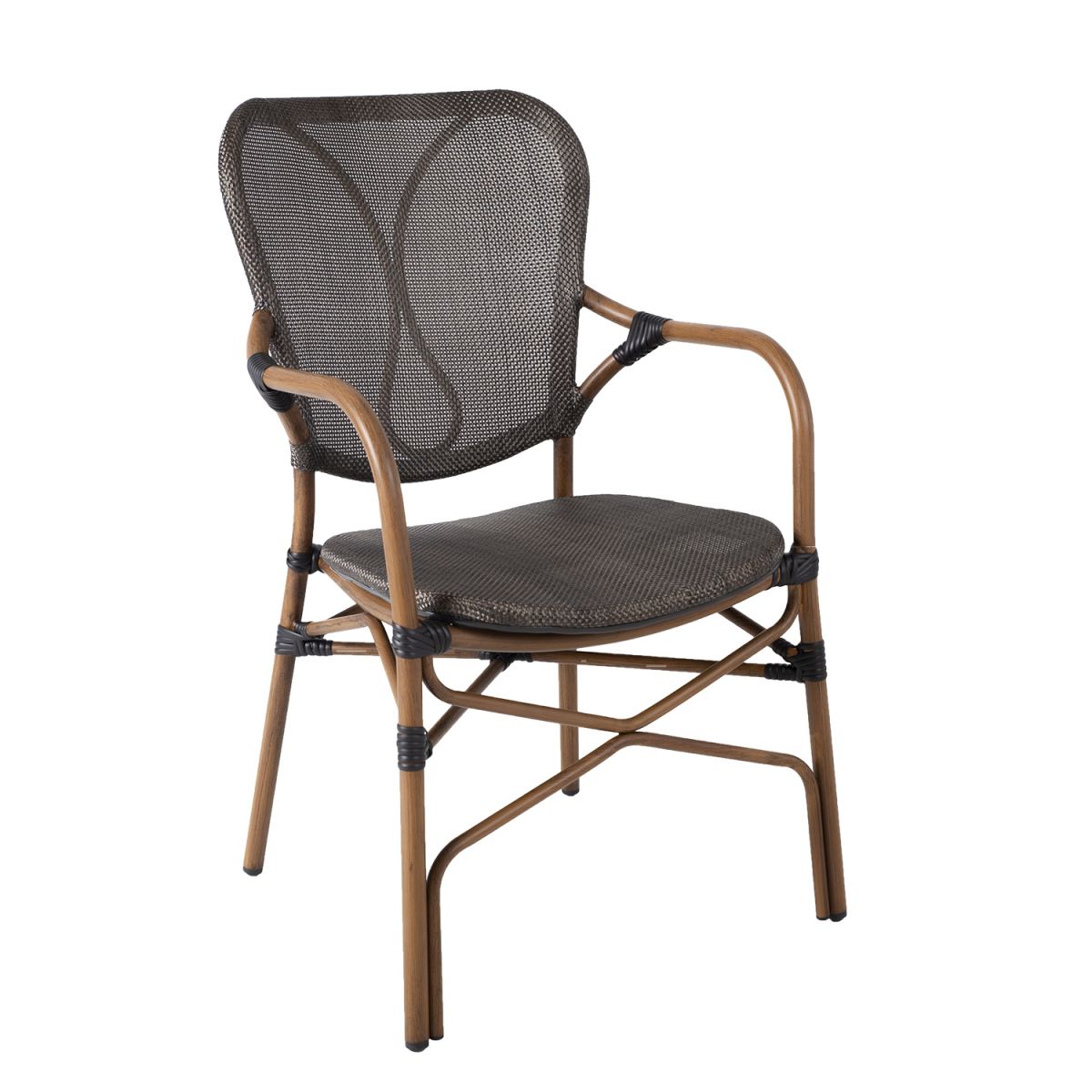 Garden Chair East Carlisle | size: Width: 56cm, Height: 95cm | color: Brown | image: 1 | variant: 1004792