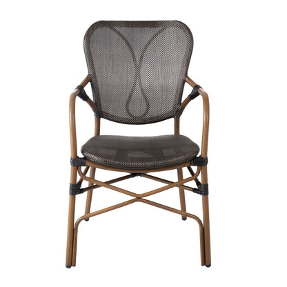 Garden Chair East Carlisle | size: Width: 56cm, Height: 95cm | color: Brown | image: 2 | variant: 1004792