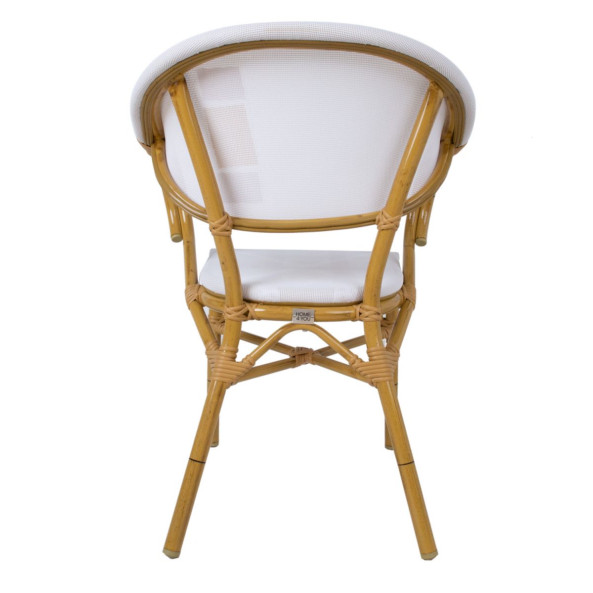 Garden Chair East Carlisle | size: Width: 57cm, Height: 83cm | color: White | image: 4 | variant: 1005177