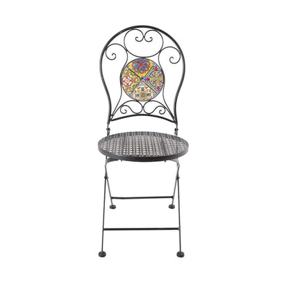 Garden Chair East Colchester | size: Width: 38cm, Height: 93cm | color: Black | image: 2 | variant: 1004785