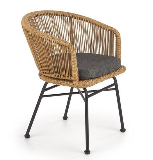 Garden Chair East Cuneo | size: Width: 55cm, Height: 74cm | color: Brown | image: 0 | variant: 1006582