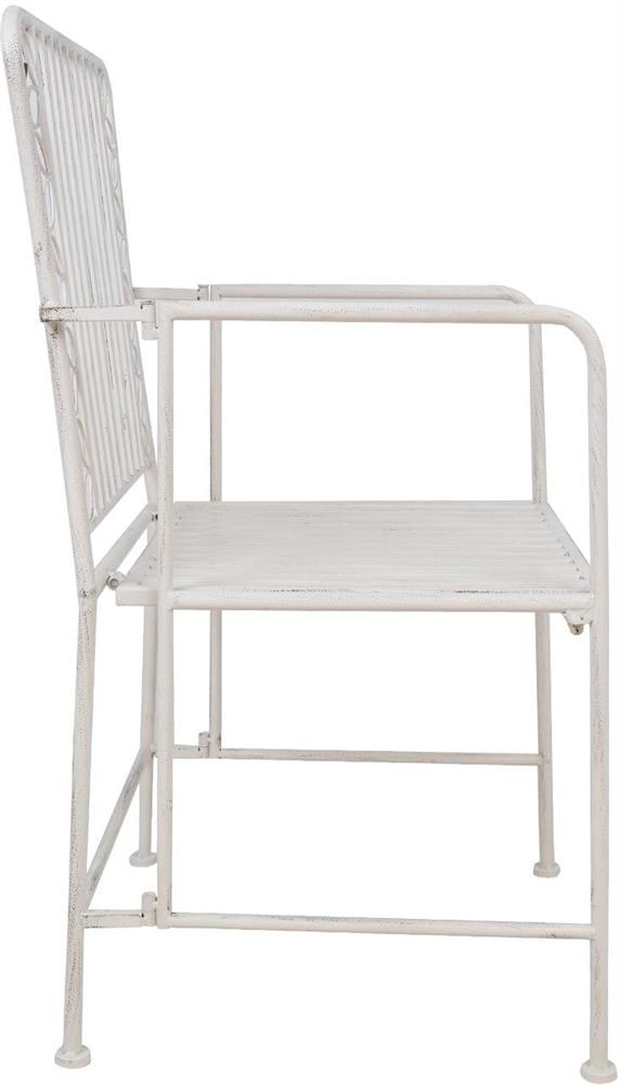 Garden Chair East Jerusalem | size: Width: 53cm, Height: 92cm, Depth: 54cm | color: White | image: 3 | variant: 1006190