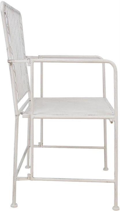 Garden Chair East Jerusalem | size: Width: 53cm, Height: 92cm, Depth: 54cm | color: White | image: 3 | variant: 1006190
