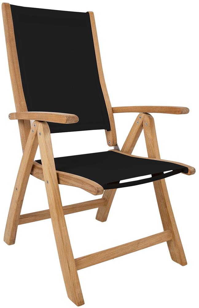 Garden Chair East St Davids | size: Width: 60cm, Height: 110cm, Depth: 70cm | color: Black | image: 1 | variant: 1006187