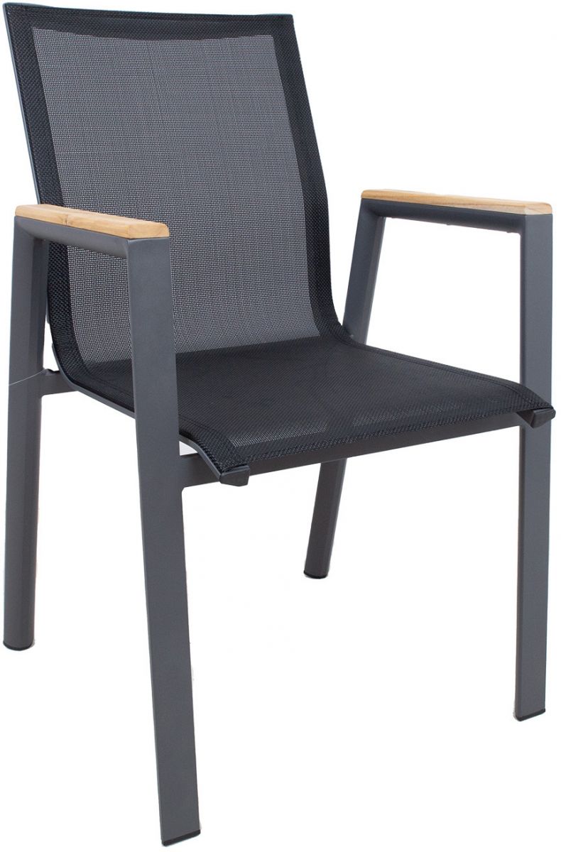 Garden Chair Tempere | size: Width: 56cm, Height: 90cm, Depth: 63cm | color: Black | image: 0 | variant: 1012489