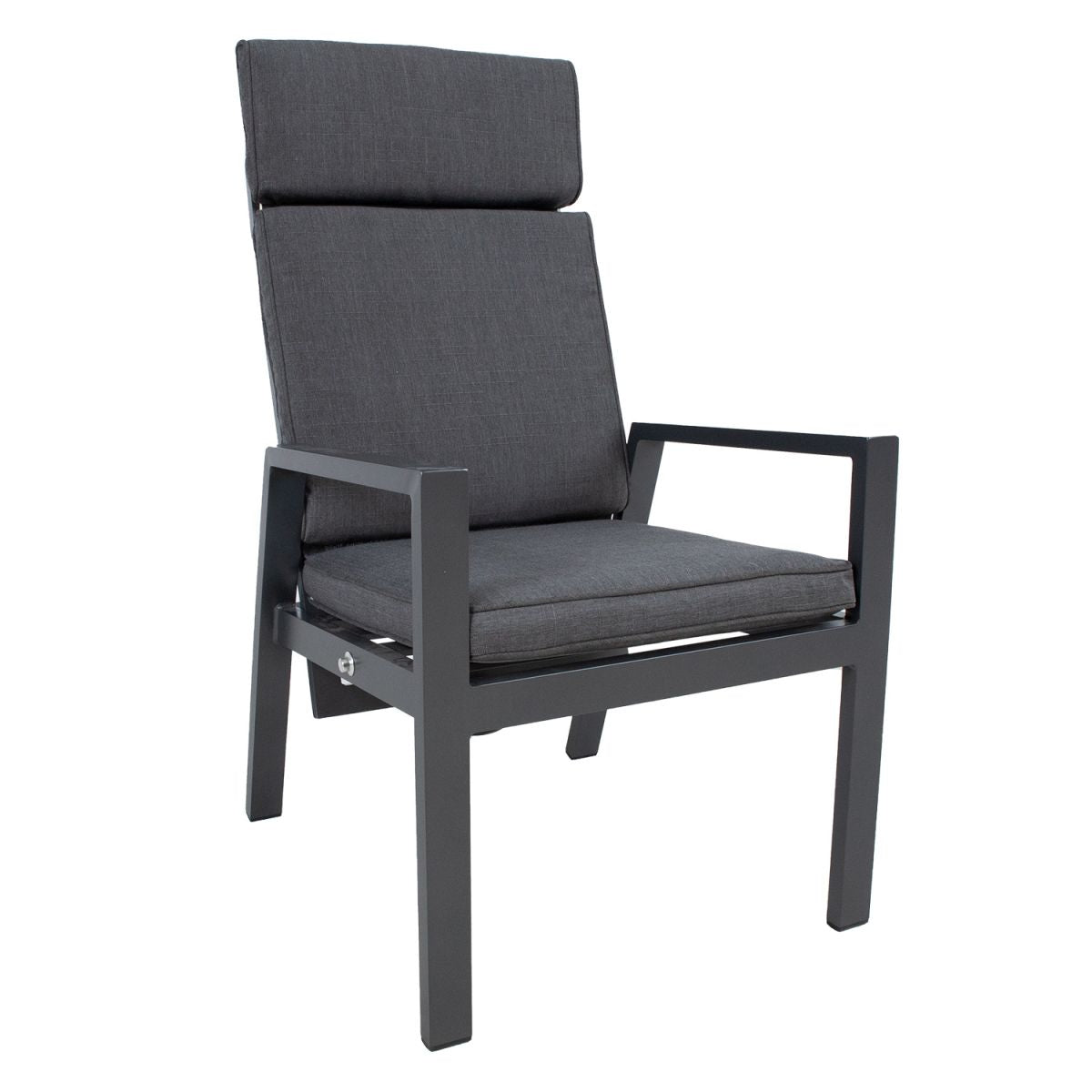 Garden Chair Tomson | size: Width: 61cm, Height: 106cm | color: Gray | image: 1 | variant: 1011677