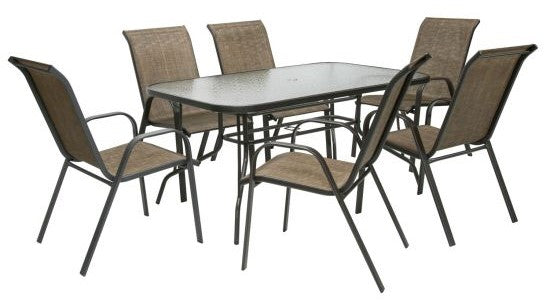 Garden Furniture Set Bracknell | color: Brown | image: 1 | variant: 1000586
