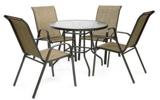 Garden Furniture Set Dublin 1 | color: Brown | image: 1 | variant: 1002547