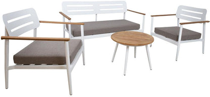 Garden Furniture Set East Cardigan | color: White/Grey | image: 3 | variant: 1006037