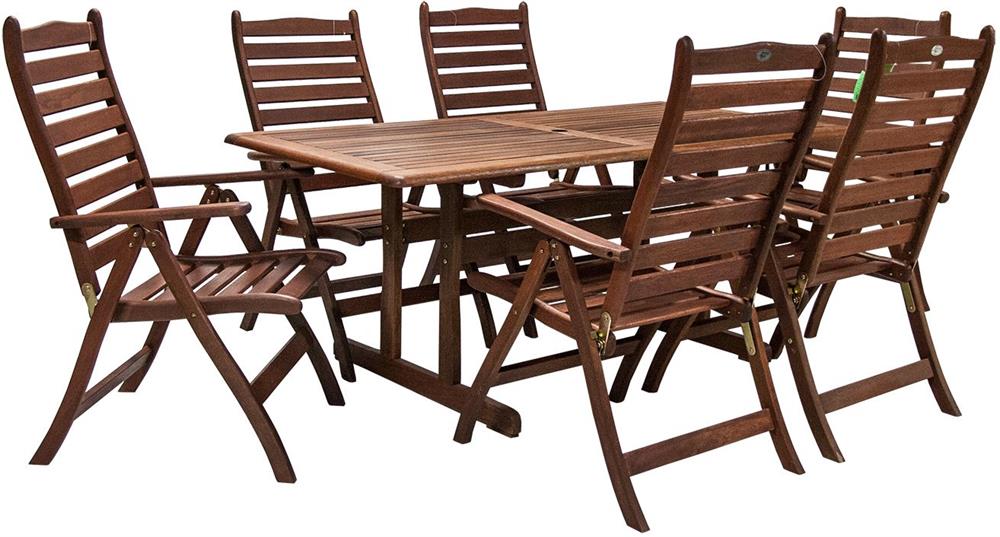 Garden Furniture Set East Market Rasen | color: Brown | image: 1 | variant: 1006234