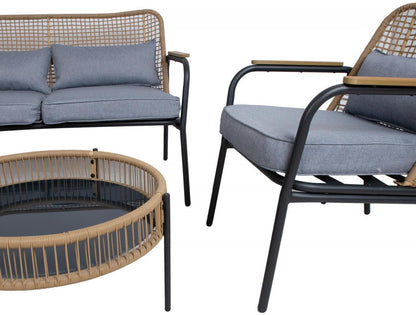 Garden Furniture Set East Merthyr Tydfil | color: Brown/Grey | image: 3 | variant: 1005646