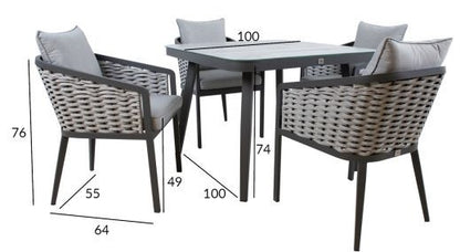 Garden Furniture Set East Newbury | color: Gray | image: 4 | variant: 1005545