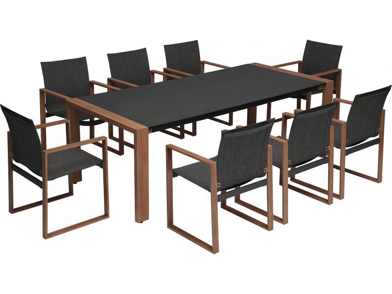Garden Furniture Set East Perpignan | color: Brown/Grey | image: 1 | variant: 1006429