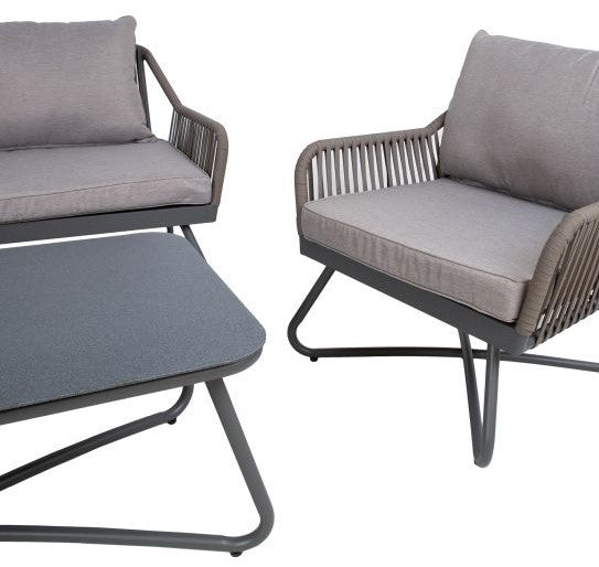 Garden Furniture Set East Pitlochry | color: Gray | image: 3 | variant: 1005552