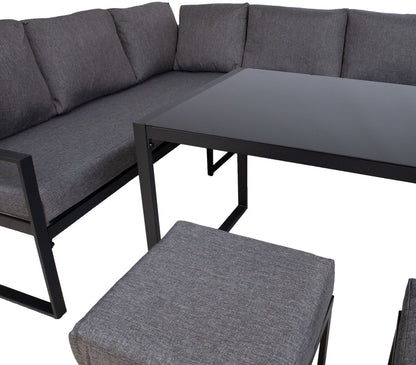 Garden Furniture Set East Tredegar | color: Black/Grey | image: 3 | variant: 1005642