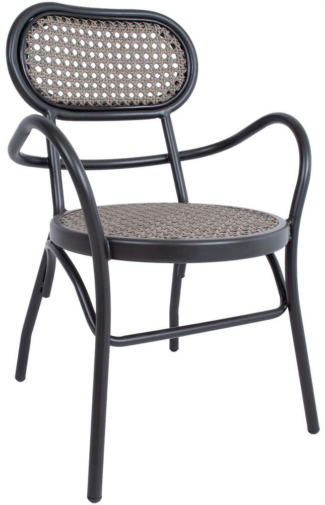Garden Furniture Set East Wells | color: Brown/Black | image: 5 | variant: 1006043
