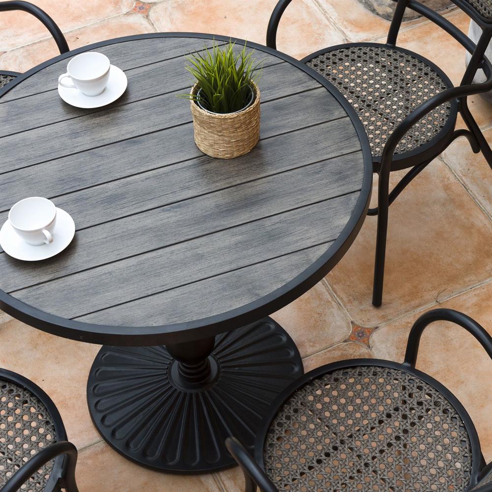 Garden Furniture Set East Wells | color: Brown/Black | image: 7 | variant: 1006043