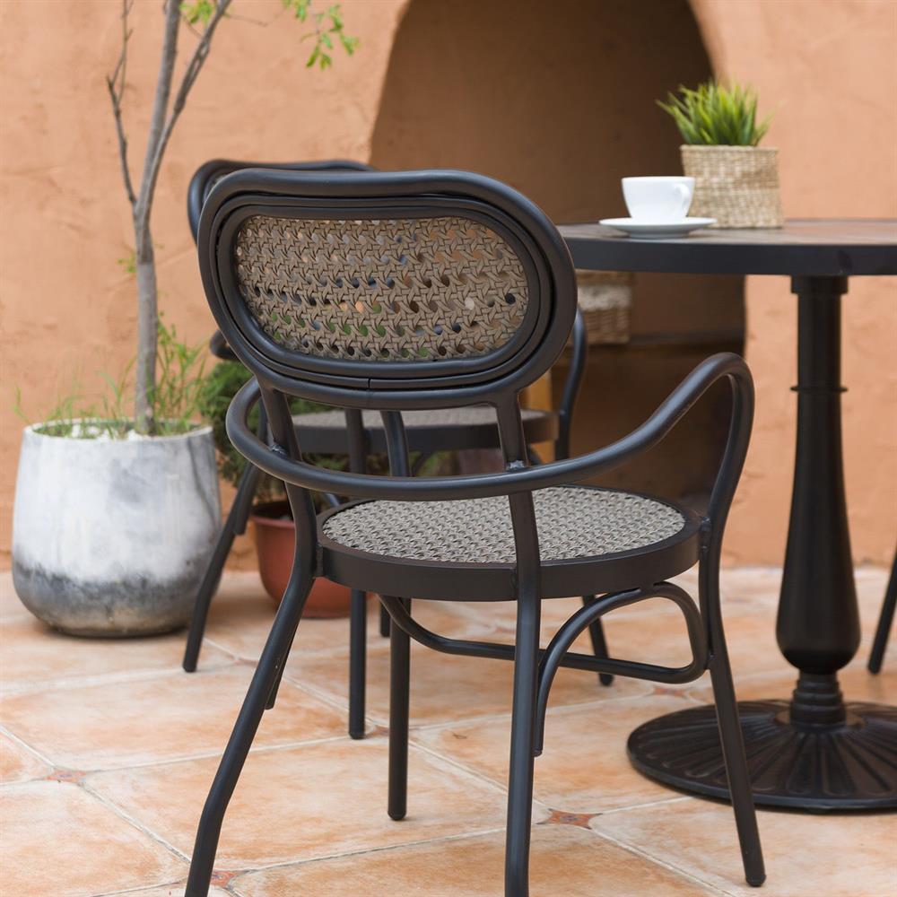 Garden Furniture Set East Wells | color: Brown/Black | image: 8 | variant: 1006043