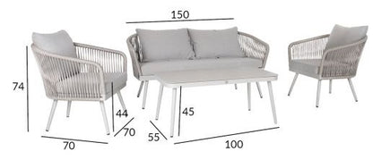 Garden Furniture Set East Winchester | color: Gray | image: 4 | variant: 1004831