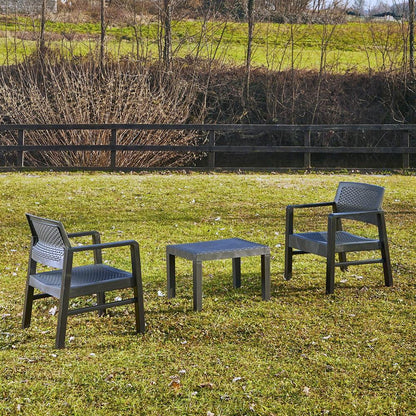 Garden Furniture Set East Zagreb | color: Beige/Black | image: 4 | variant: 1006048