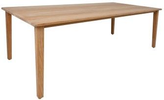 Garden Furniture Set Fredrikstad | size: Length: 100cm, Width: 220cm, Height: 75cm | color: White/Oak | image: 5 | variant: 1005869