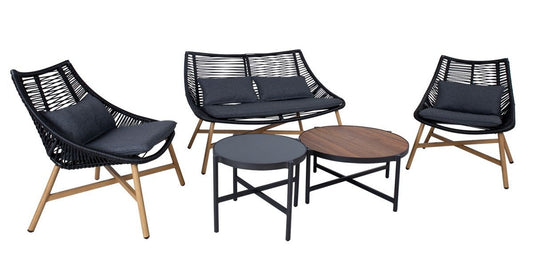 Garden Furniture Set Helsinki | color: Black | image: 0 | variant: 1011641