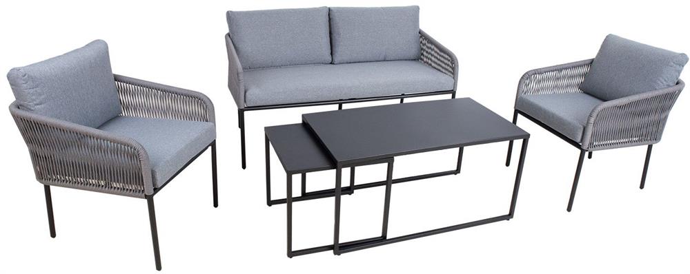 Garden Furniture Set Levine | color: Black/Grey | image: 1 | variant: 1016848