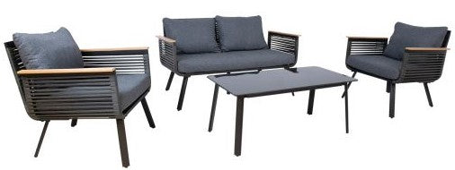 Garden Furniture Set Malaga | color: Black | image: 1 | variant: 1012149