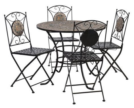 Garden Furniture Set Mosaic 3 | color: Black | image: 1 | variant: 1010542