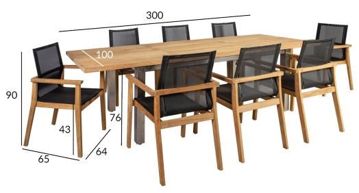 Garden Furniture Set Thatcham | color: Brown | image: 4 | variant: 1000590