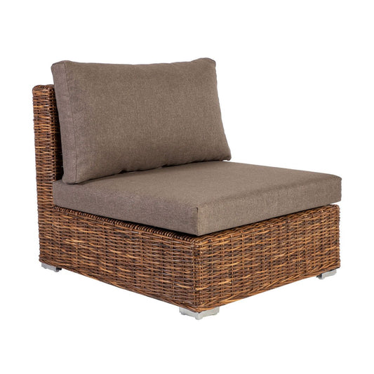 Garden Modular Sofa East Scarborough | size: Length: 77cm, Height: 73cm, Depth: 93cm | color: Brown | image: 0 | variant: 1004855