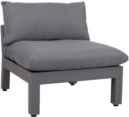 Garden Modular Sofa East Slough | size: Width: 93cm, Height: 66cm, Depth: 82cm | color: Gray | image: 1 | variant: 1006247