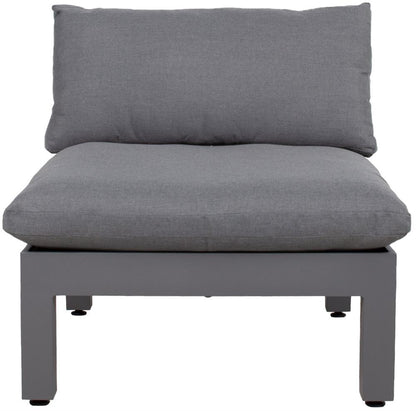 Garden Modular Sofa East Slough | size: Width: 93cm, Height: 66cm, Depth: 82cm | color: Gray | image: 2 | variant: 1006247