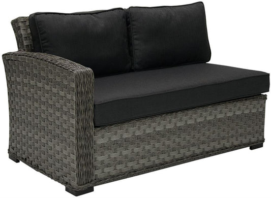 Garden Modular Sofa Geneva 2 | size: Width: 132cm, Height: 78cm, Depth: 81cm | color: Gray | image: 1 | variant: 1017566