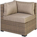 Garden Modular Sofa Newbury | size: Width: 76.5cm, Height: 74.5cm, Depth: 76.5cm | color: Brown | image: 1 | variant: 1000646
