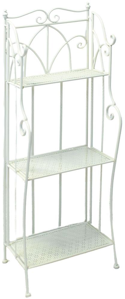 Garden Shelf East Chisinau | size: Width: 40cm, Height: 126cm | color: White | image: 1 | variant: 1006377