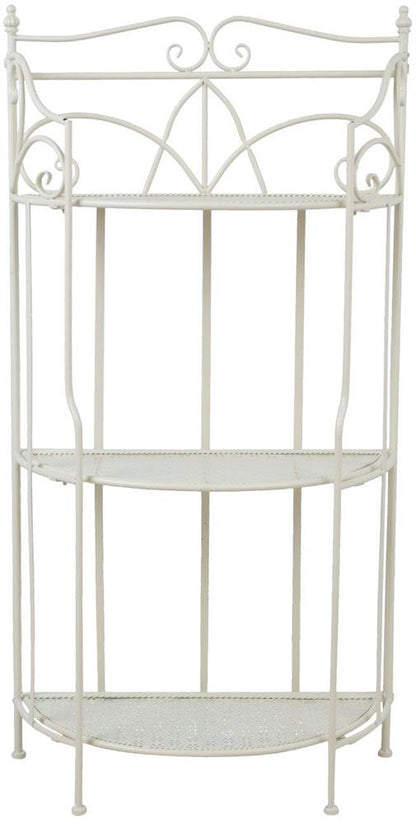 Garden Shelf East Chisinau | size: Width: 58cm, Height: 114cm | color: White | image: 2 | variant: 1006376