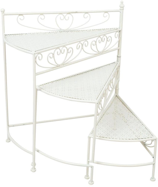 Garden Shelf Sandy 1 | size: Width: 55cm, Height: 66cm | color: White | image: 1 | variant: 1017579