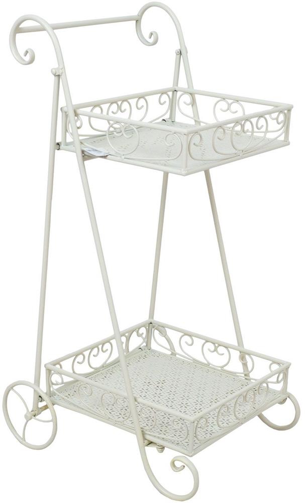 Garden Shelf Sandy 4 | size: Width: 35cm, Height: 75cm | color: White | image: 1 | variant: 1017582