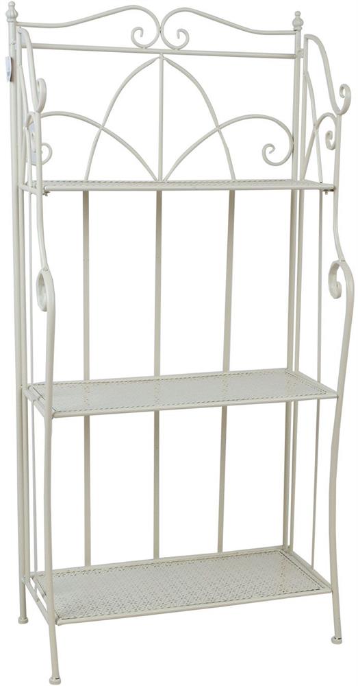 Garden Shelf Sandy | size: Width: 60cm, Height: 125cm | color: White | image: 1 | variant: 1017578