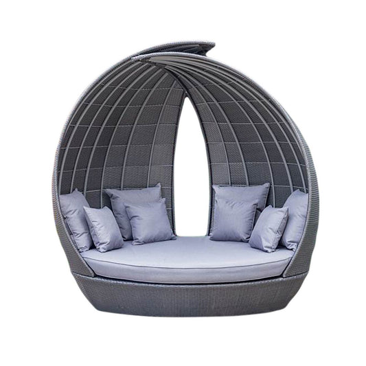 Garden Sofa East Oxted | size: Length: 135cm, Height: 210cm, Depth: 232cm | color: Gray | image: 1 | variant: 1005219