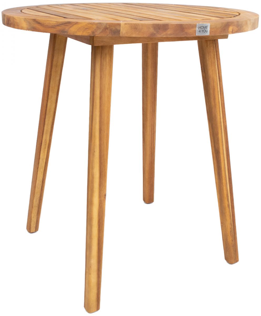 Garden Table Auckland | size: Height: 75cm, Diameter: 70cm | color: Brown | image: 1 | variant: 1005621