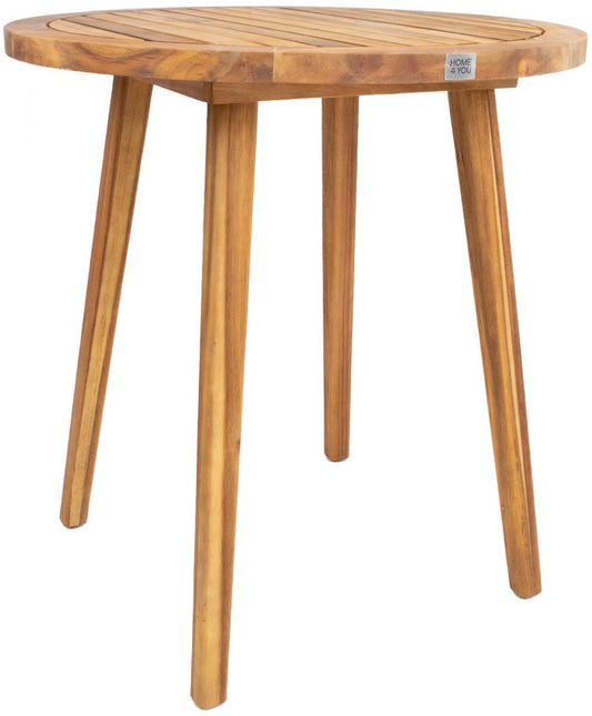 Garden Table Auckland | size: Height: 75cm, Diameter: 70cm | color: Brown | image: 1 | variant: 1005621