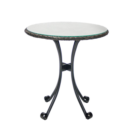 Garden Table Didcot | size: Length: 70cm, Width: 70cm, Height: 74cm, Diameter: 70cm | color: Brown | image: 1 | variant: 1004877