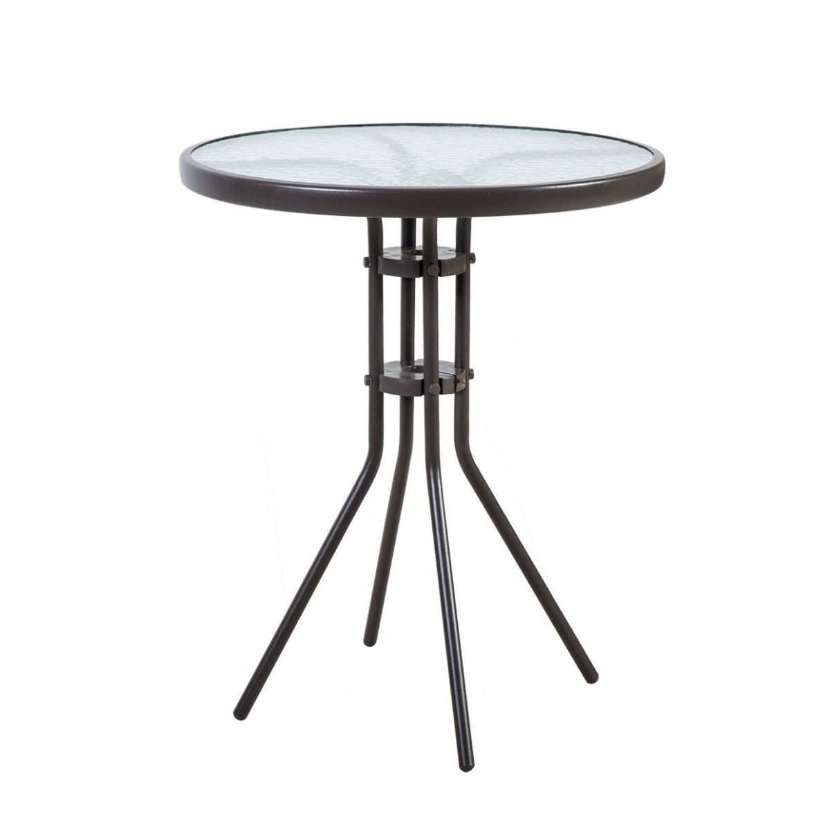 Garden Table Dublin 2 | size: Length: 60cm, Width: 60cm, Height: 70cm, Diameter: 60cm | color: Brown | image: 1 | variant: 1010615
