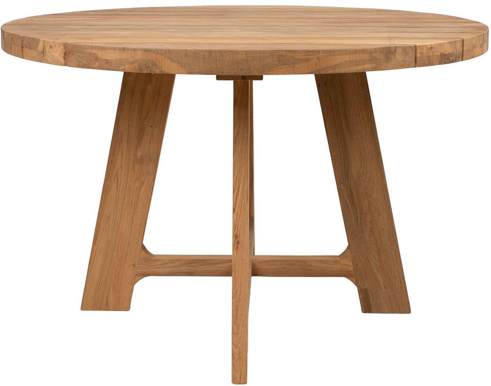 Garden Table East Amman | size: Height: 78cm, Diameter: 120cm | color: Brown | image: 2 | variant: 1006211