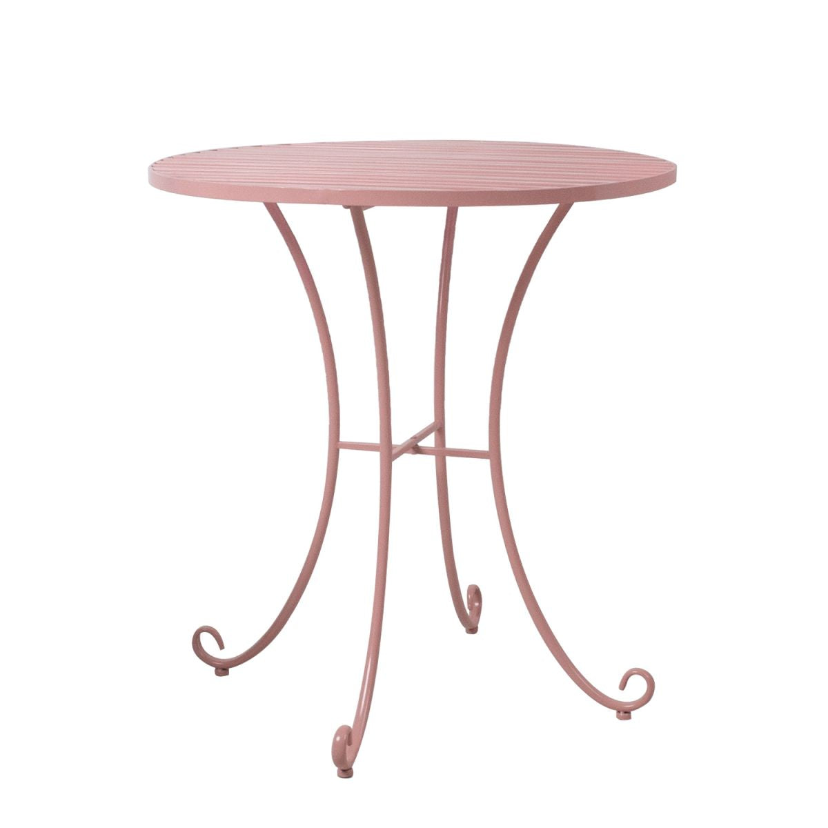 Garden Table East Andover | size: Length: 75cm, Width: 70cm, Height: 75cm | color: Pink | image: 1 | variant: 1005168