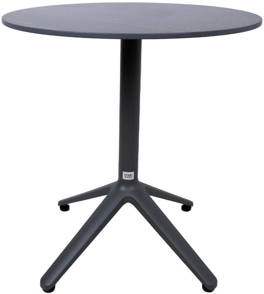 Garden Table East Cwmbran | size: Height: 72cm, Diameter: 70cm | color: Gray | image: 1 | variant: 1005620