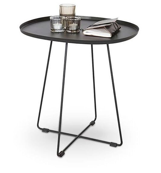 Garden Table East Horsens | size: Length: 50cm, Width: 42cm, Height: 51cm | color: Black | image: 0 | variant: 1006588