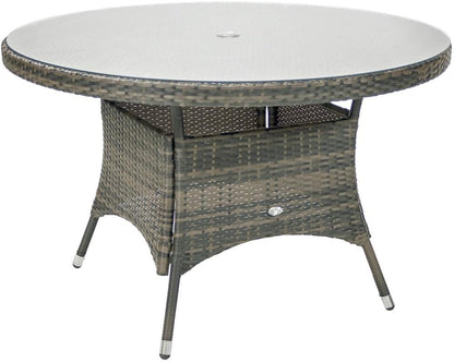 Garden Table East Inverness | size: Height: 76cm, Diameter: 120cm | color: Beige | image: 1 | variant: 1006067